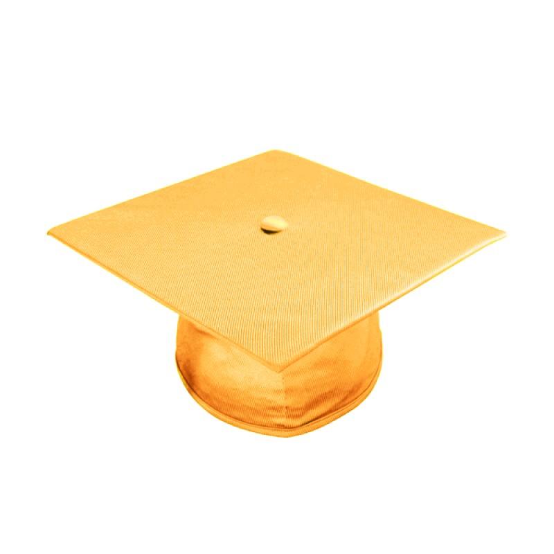 Shiny Antique Gold Bachelors Cap &amp; Gown - College &amp; University
