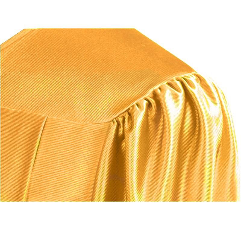 Shiny Antique Gold Bachelors Cap &amp; Gown - College &amp; University
