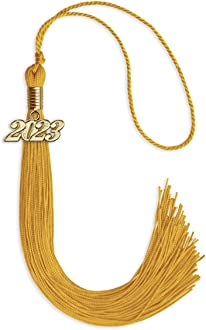 Antique-Gold Graduation Tassels