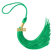 Kelly-Green Graduation Tassels