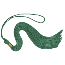 Dark-Green Graduation Tassels